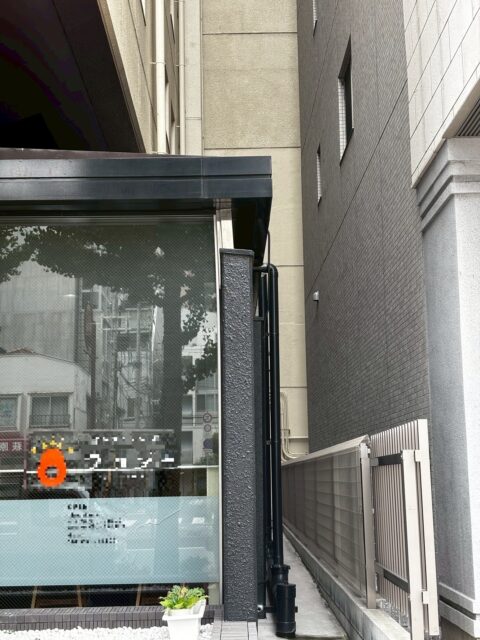 大板ガラスの割れ変え工事